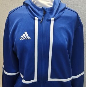New W Tags Adidas Mens M/Wmns L Under theLight Full Zip Jacket Royal Blue White